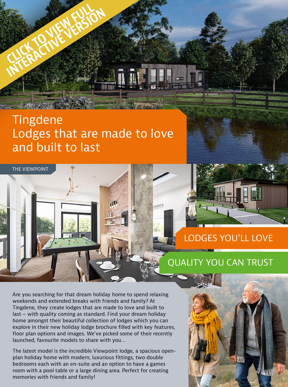 Tingdene Issue 21 Holiday Home Living Magazine